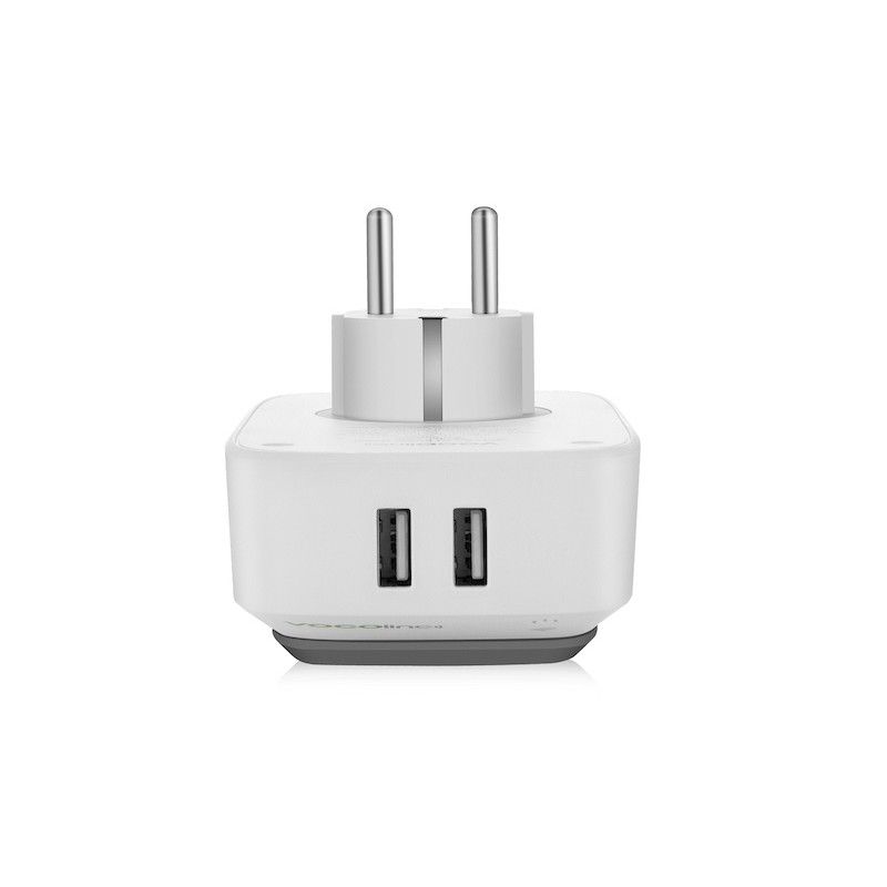 Tomada inteligente Vocolinc com duas portas USB - HomeKit