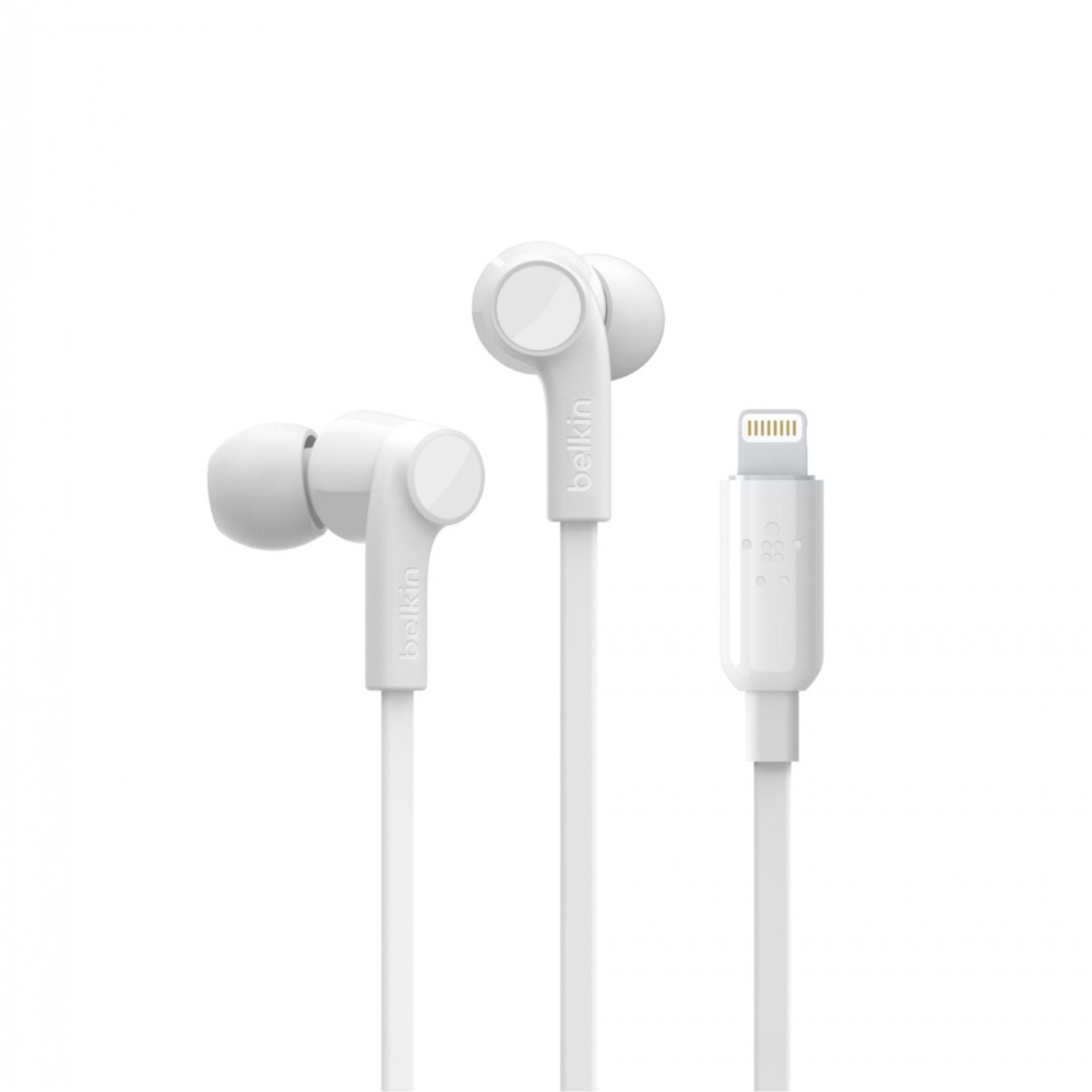 Auriculares Belkin ROCKSTAR com ligação Lightning - Branco