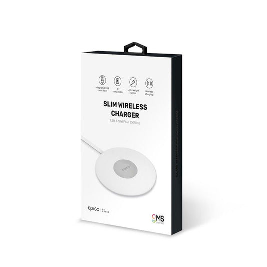 Base de Carregamento GMS essentials Slim Wireless Pad 10W/7.5W/5W White