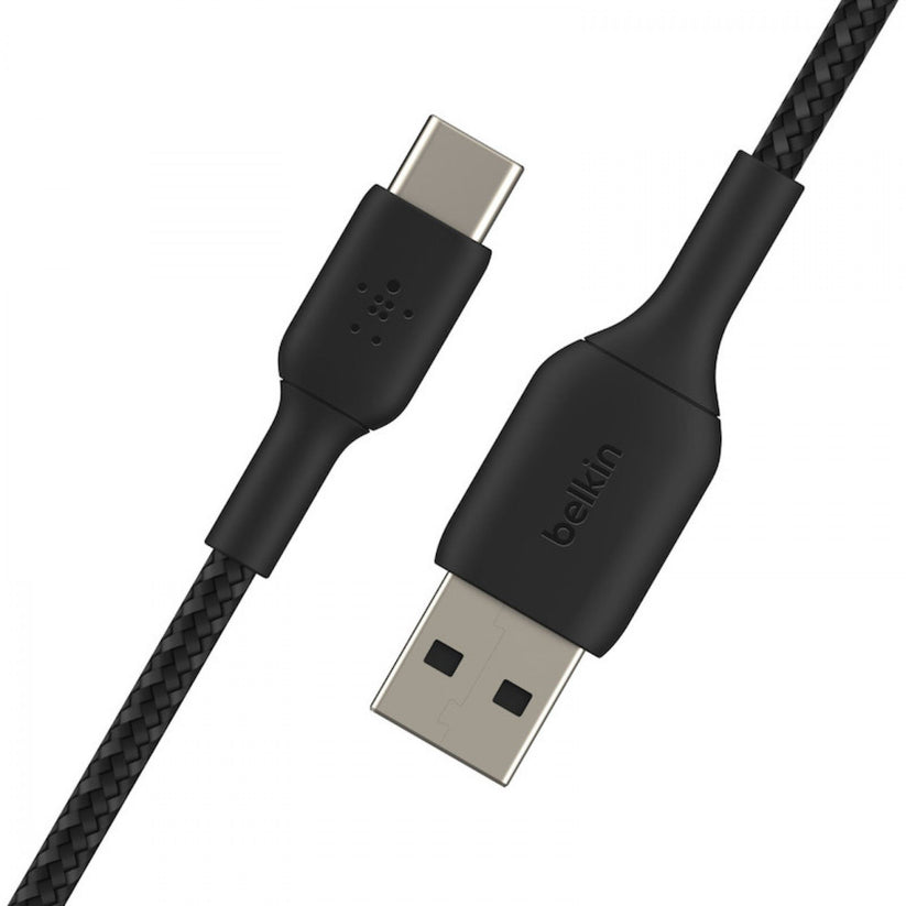 Belkin Cabo BOOST CHARGE USB-A USB-C Braided 1m Black