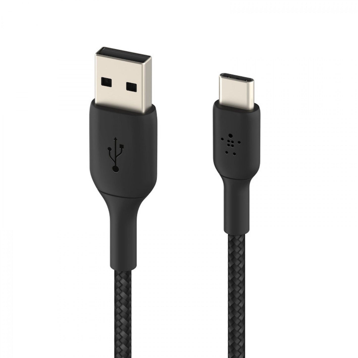 Cabo USB-A para USB-C Belkin BOOST CHARGE Braided 2 m Preto