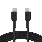 Cabo USB-C Belkin BOOST CHARGE Braided 1 m Black