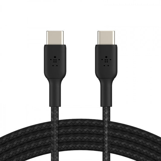 Cabo USB-C Belkin BOOST CHARGE Braided 1 m Black