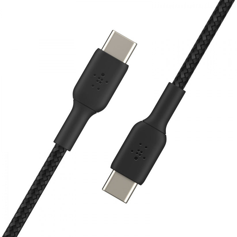 Cabo USB-C Belkin BOOST CHARGE Braided 1 m Black