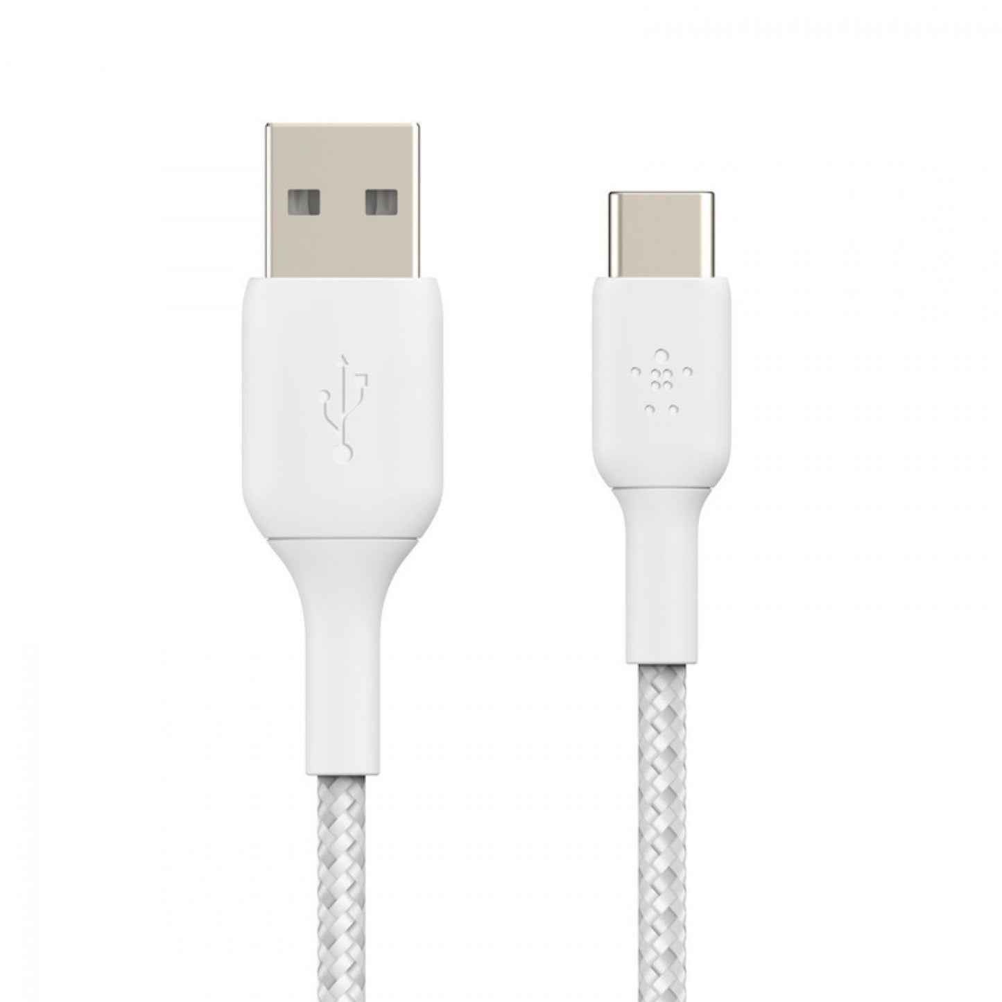 Cabo USB-A para USB-C Belkin BOOST CHARGE Braided 1 m Branco