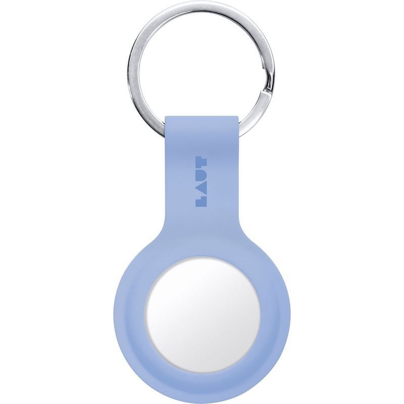 Porta-chaves LAUT para AirTag em silicone - Azul Powder