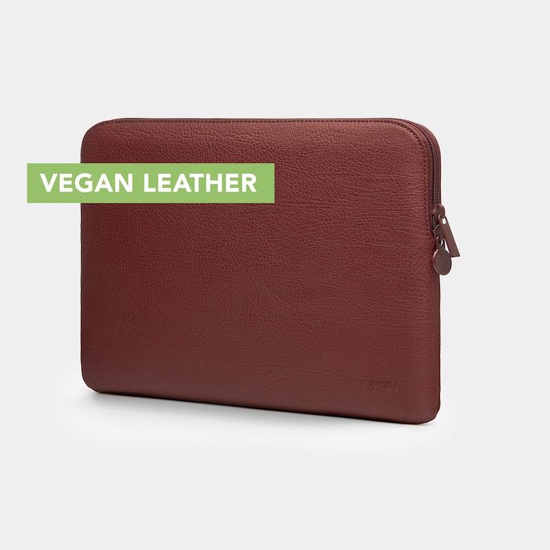 TRUNK Sleeve MB Pro e Air 13 Apple Peel Vegan Leather Wine R