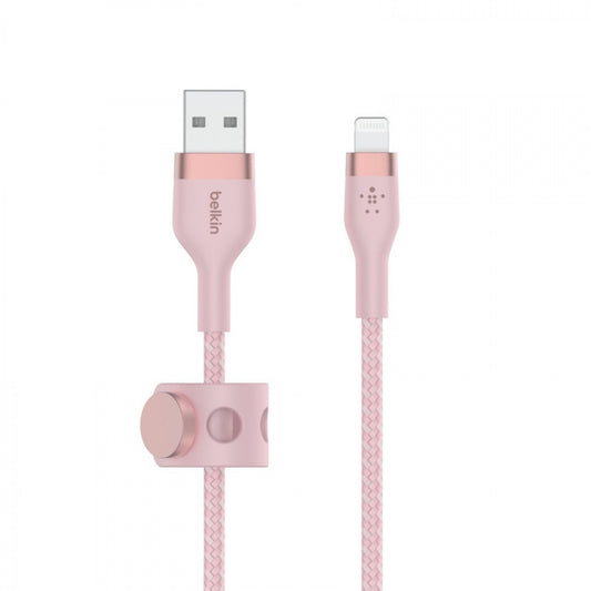 Belkin Cabo Boost CH Pro Flex Braid Sili USB-A to LTG 1M PK