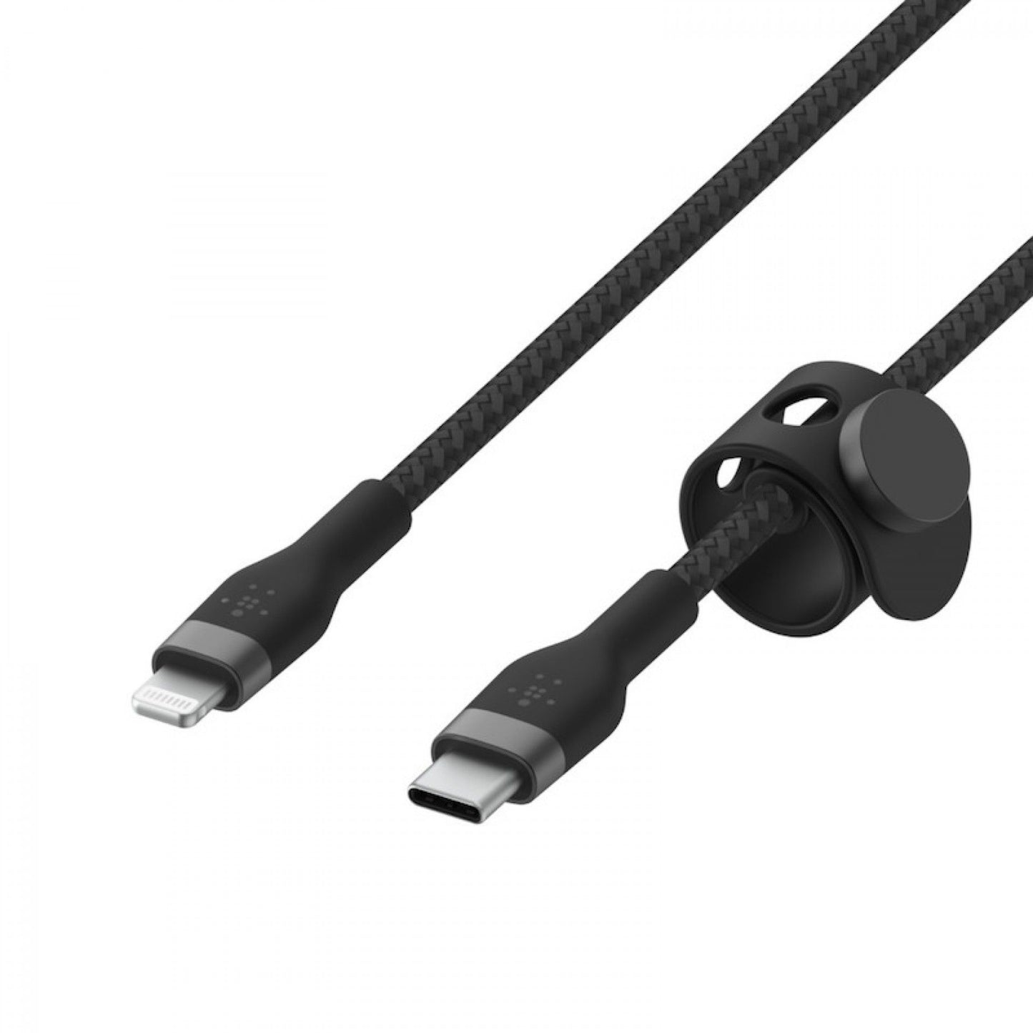 Belkin Cabo Boost CH Pro Flex Braid Sili USB-C to LTG 1M BLK