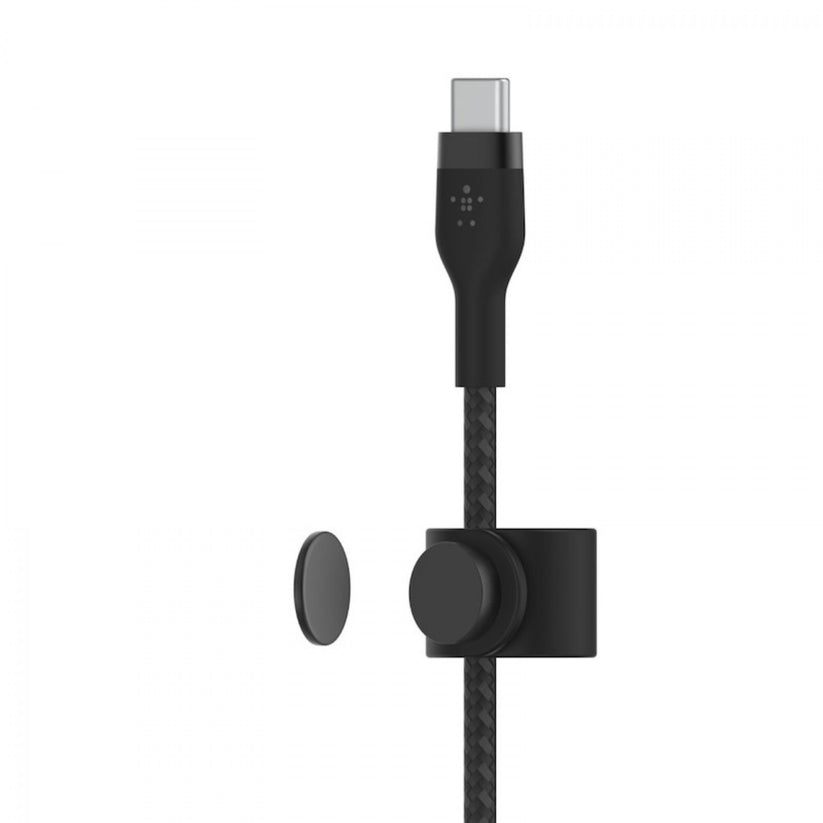 Belkin Cabo Boost CH Pro Flex Braid Sili USB-C to LTG 1M BLK