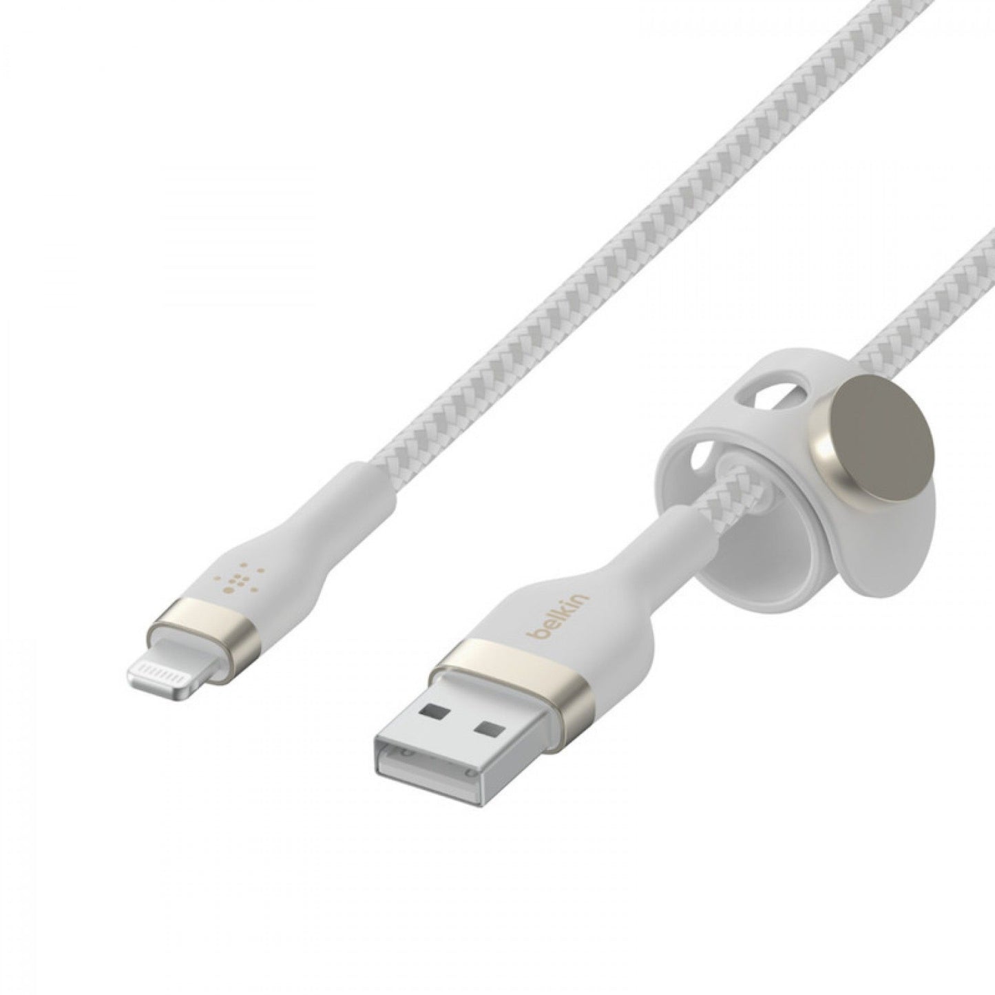 Belkin Cabo Boost CH Pro Flex Braid Sili USB-A to LTG 1M WHT