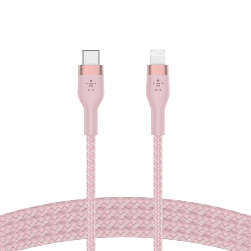 Belkin Cabo Boost CH Pro Flex Braid Sili USB-C to LTG 1M PK