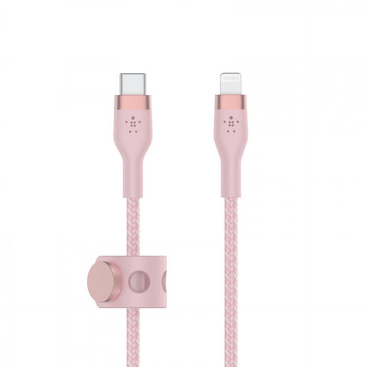 Belkin Cabo Boost CH Pro Flex Braid Sili USB-C to LTG 1M PK