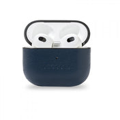 Capa DECODED em pele para AirPods 3 Azul