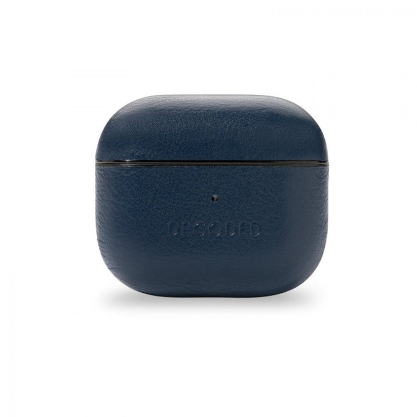 Capa DECODED em pele para AirPods 3 Azul