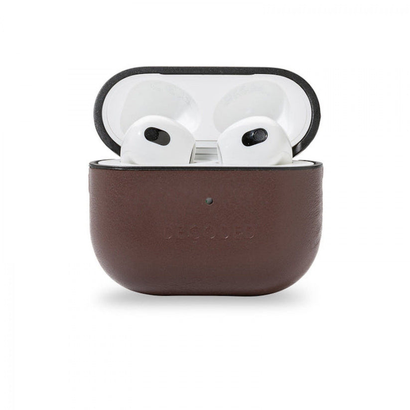 DECODED Capa Pele para Airpods 3rd Gen Brown