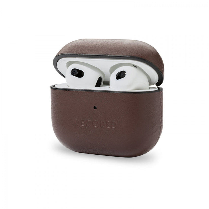 DECODED Capa Pele para Airpods 3rd Gen Brown