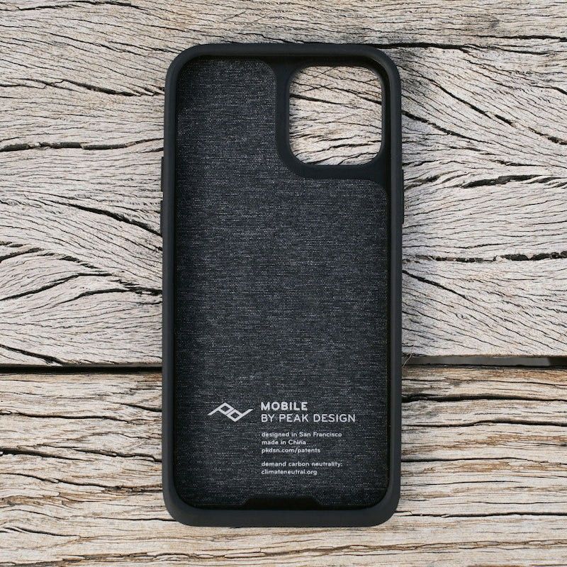 Capa PEAK DESIGN Everyday Fabric iPhone 13 mini - Cinzento carvão