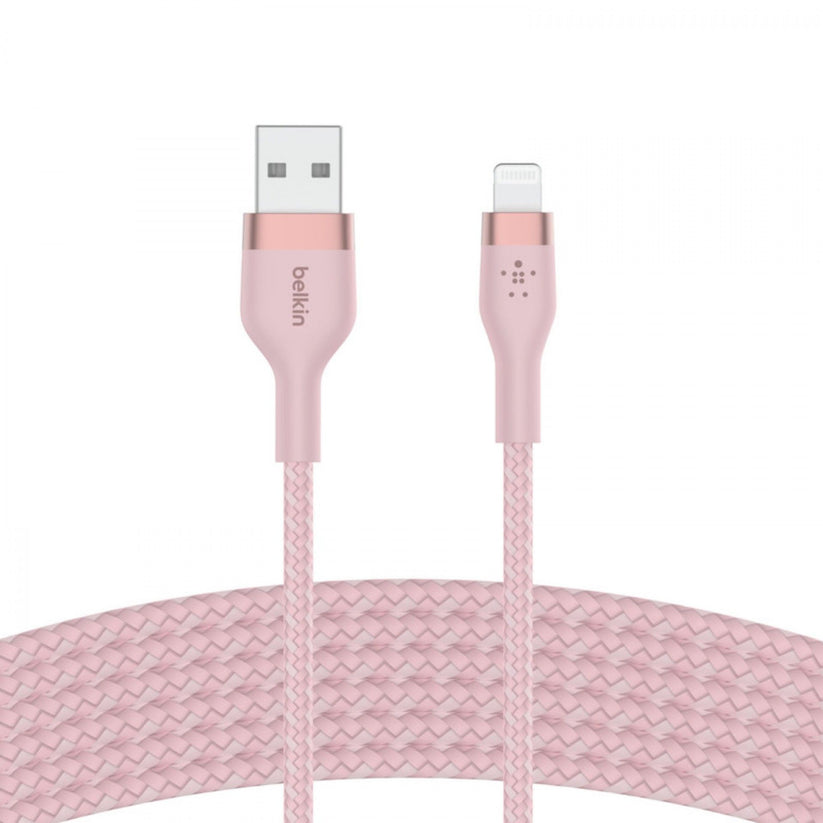 Belkin Cabo Boost CH Pro Flex Braid Sili USB-A to LTG 2M PK