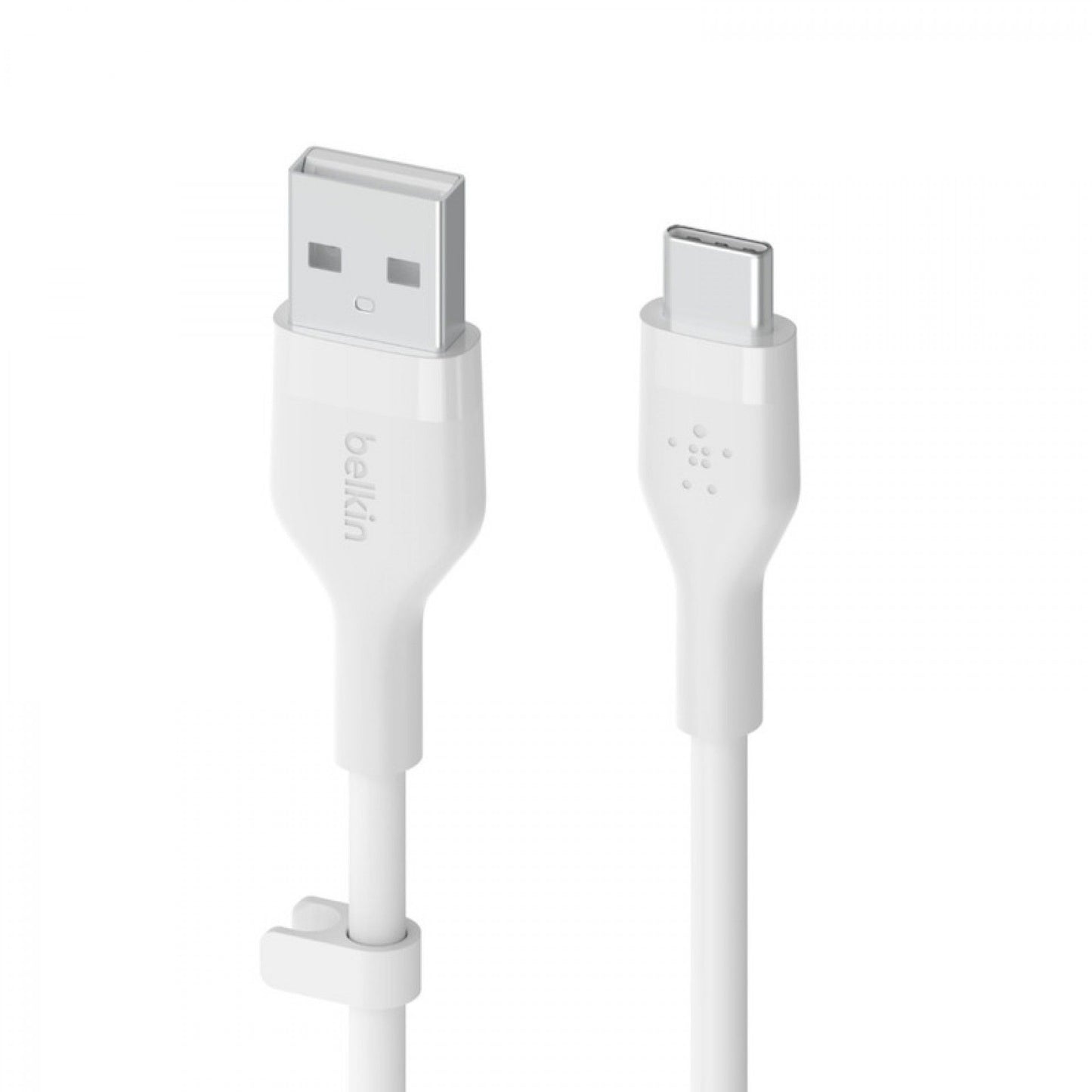 Cabo Belkin Boost Charge Flex Silicone USB-A para USB-C 2 m - Branco