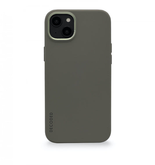 DECODED iPhone 14 AntiMicrobial Silicone Cover Olive