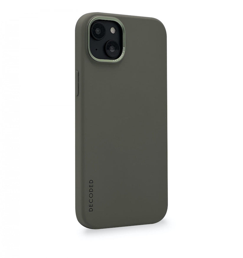 DECODED iPhone 14 Plus AntiMicrobial Silicone Cover Olive