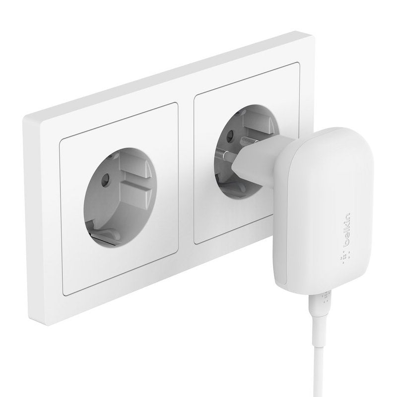 Carregador de parede Belkin Boost Charge USB-C 30W PD PPS - Branco