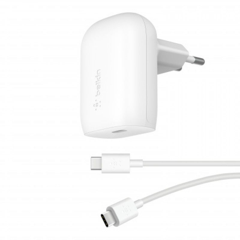 BELKIN Carregador 30W USB-C PD PPS + CABO 1 m USB-C/USB-C WH