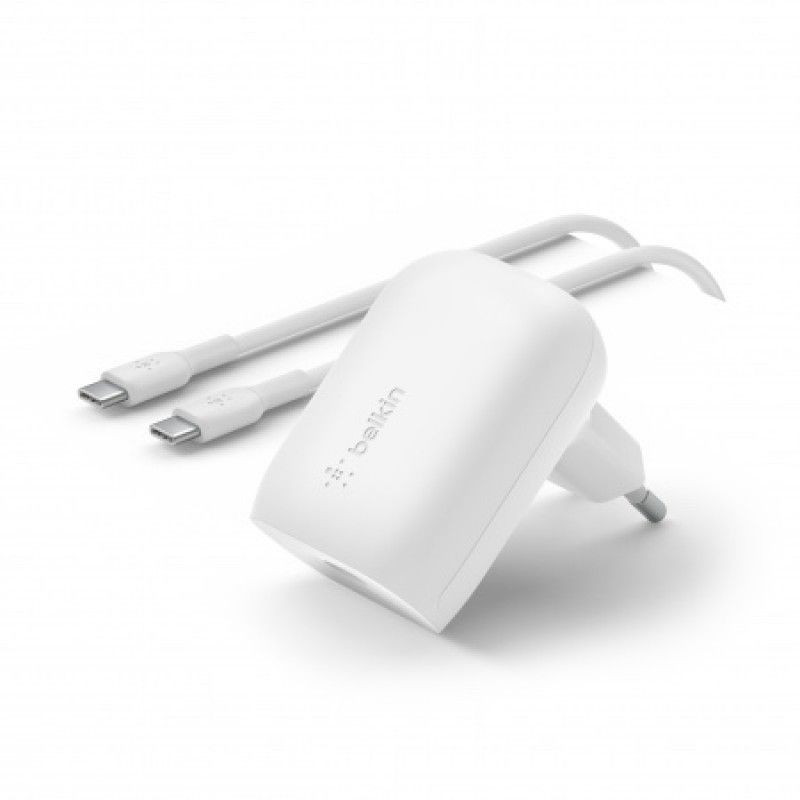 BELKIN Carregador 30W USB-C PD PPS + CABO 1 m USB-C/USB-C WH