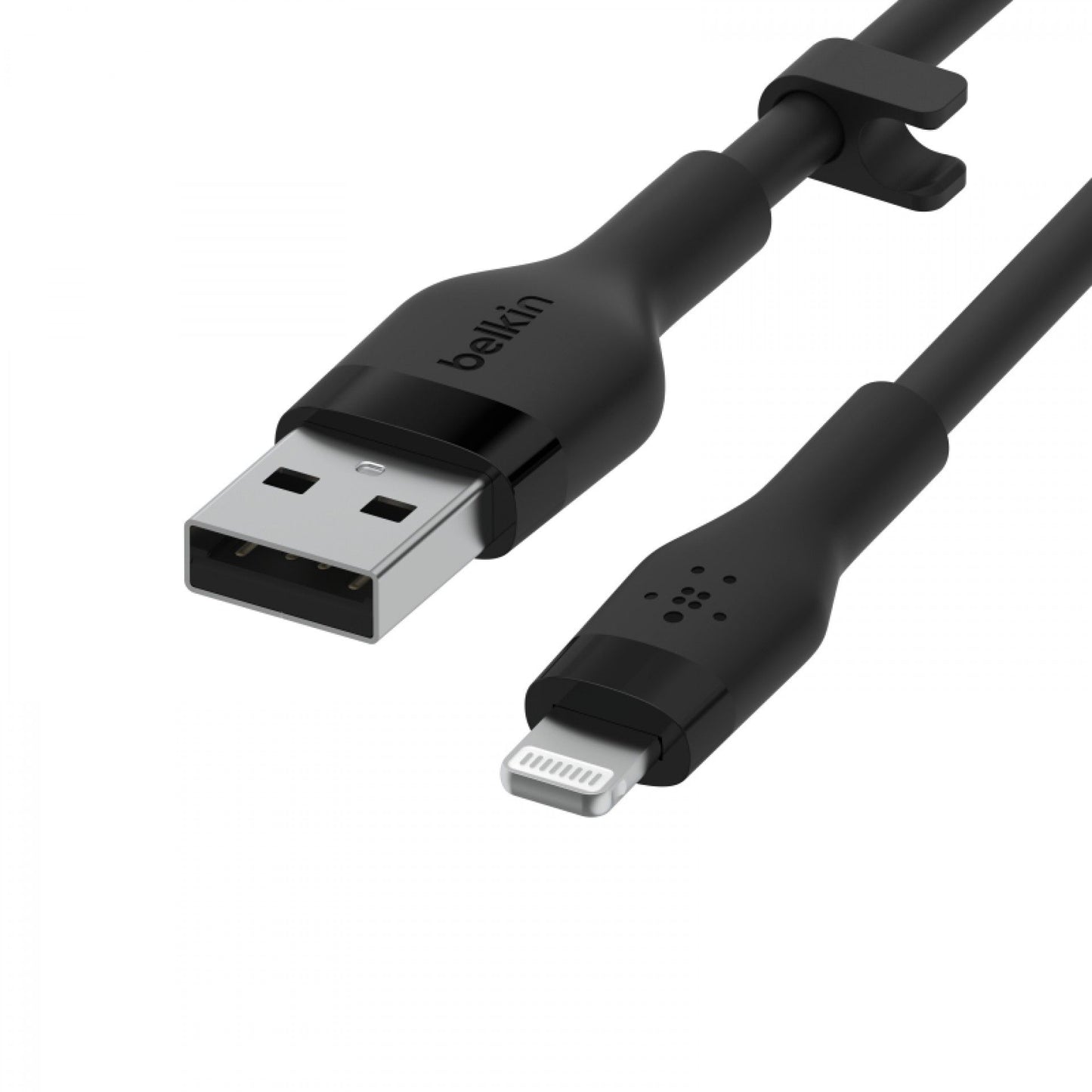 Belkin Cabo Boost Charge Flex Silic USB-A to LTG 1M BLK