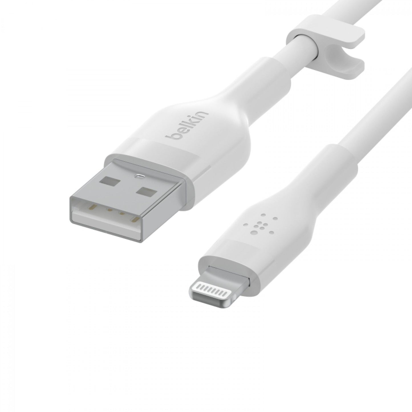 Cabo Belkin Boost Charge Flex Silicone USB-A para Lightning 1 m - Branco