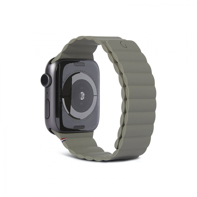 DECODED AW 41/40/38 Silicone magnet Traction Strap LT Olive