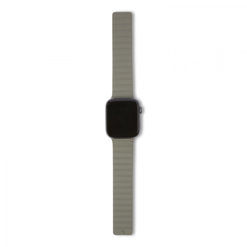 DECODED AW 41/40/38 Silicone magnet Traction Strap LT Olive