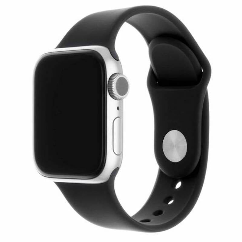 FIXED Silicone Strap Set for Apple Watch 42/44/45 mm, black