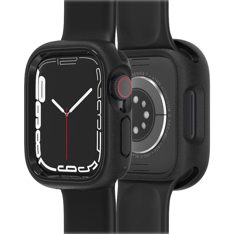 Capa de proteção para Apple Watch 8/7 de 41 mm (relógio e ecrã))- Preto