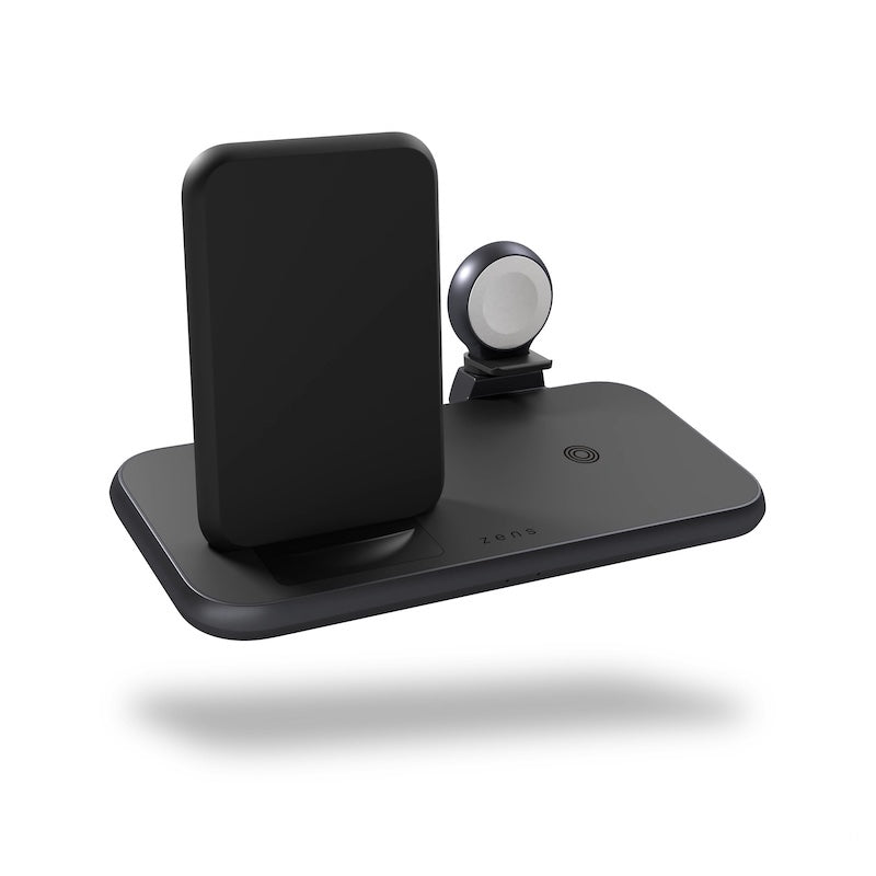 Zens Aluminium 4-in-1 Stand Wireless Charger with 45W USB