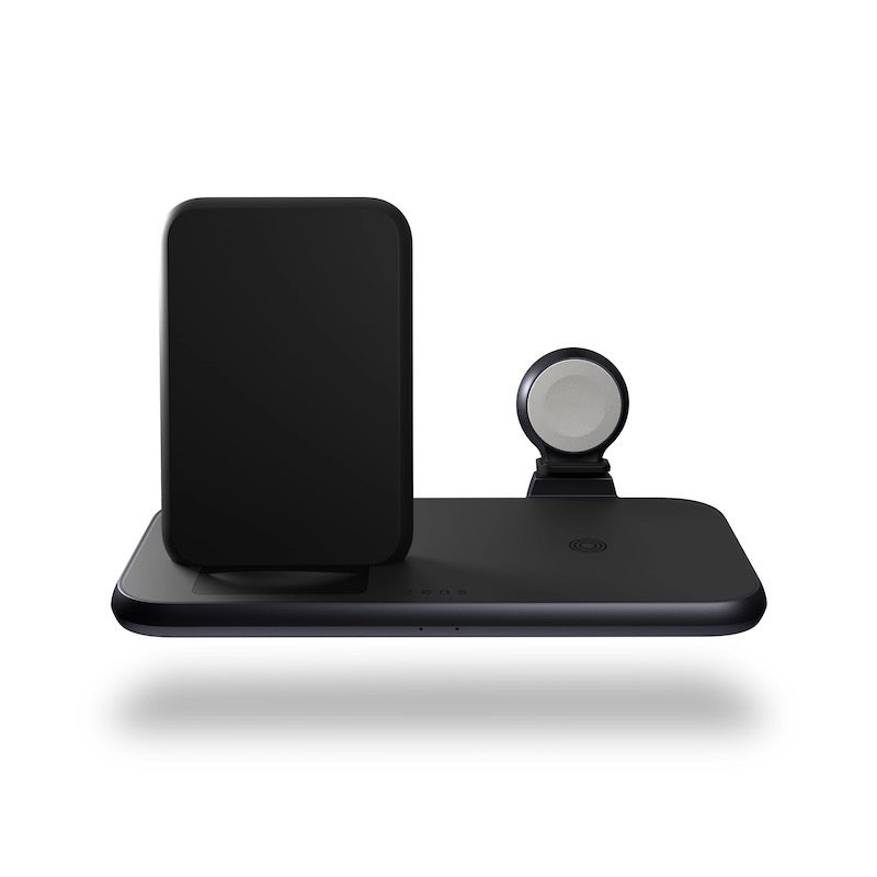 Zens Aluminium 4-in-1 Stand Wireless Charger with 45W USB