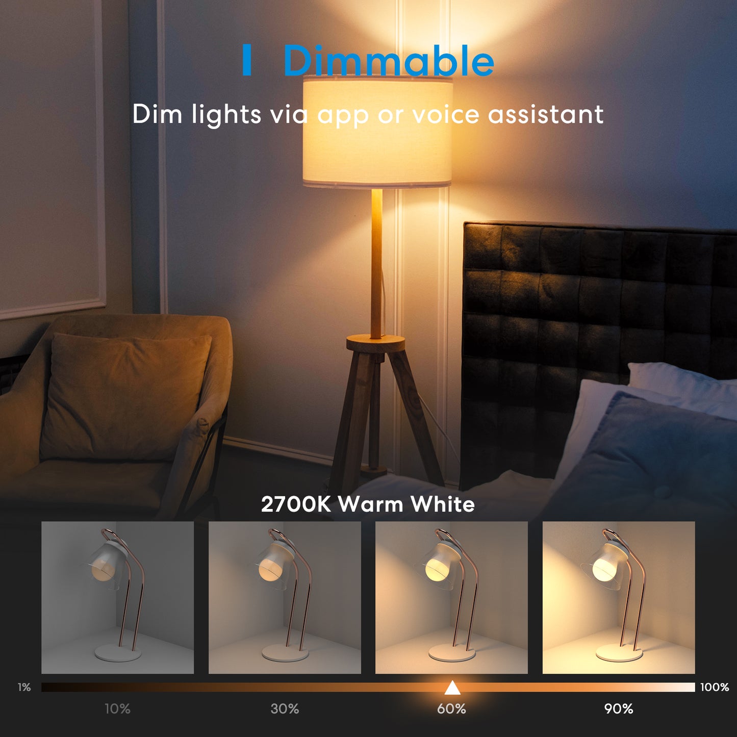 Meross Smart Wi-Fi LED Bulb Dimmer