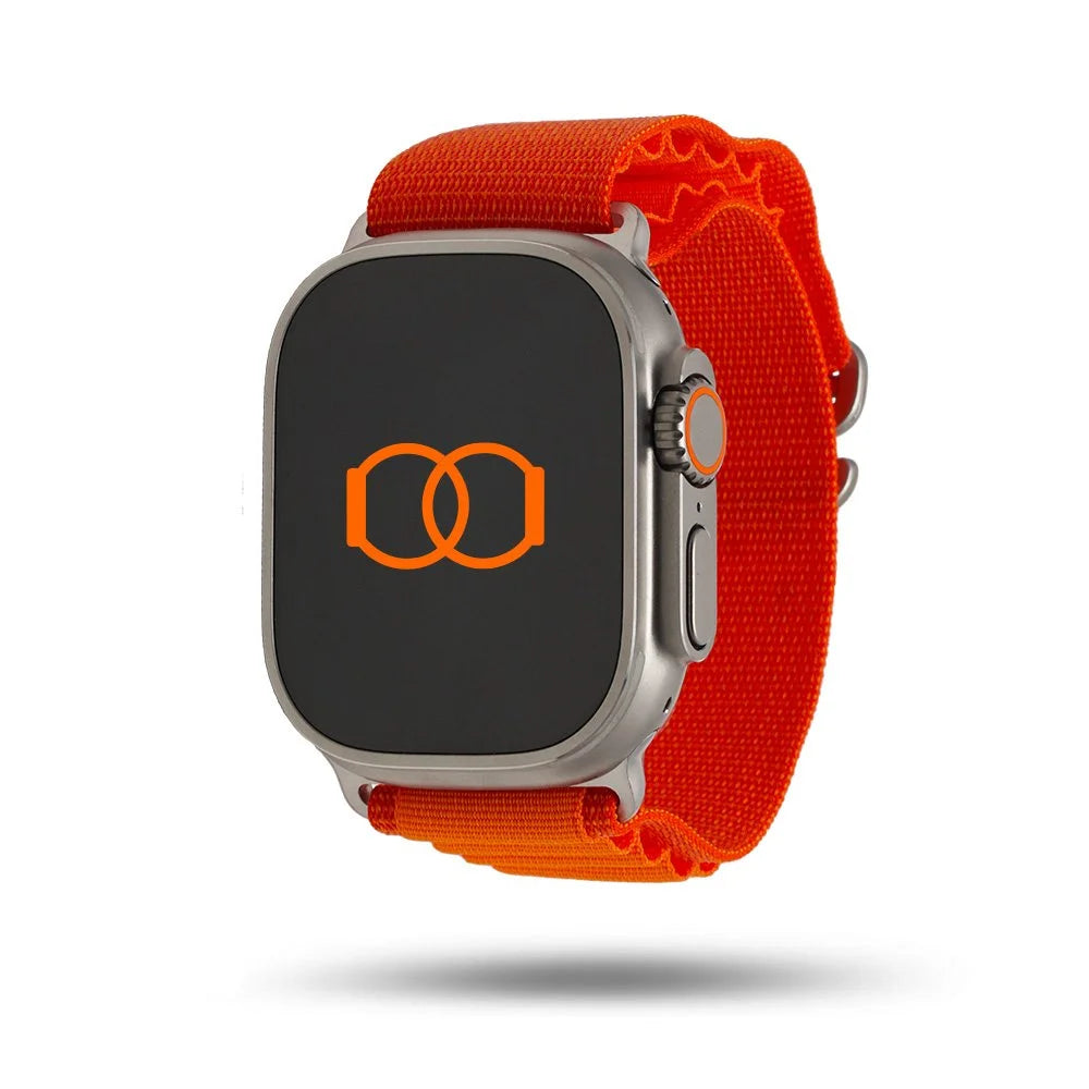 Band-Band Alpine loop woven nylon orange 45/49mm