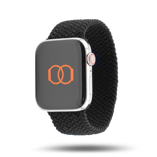 Bracelete Sport Loop silicone e nylon 49mm, pequena - Meia-noite