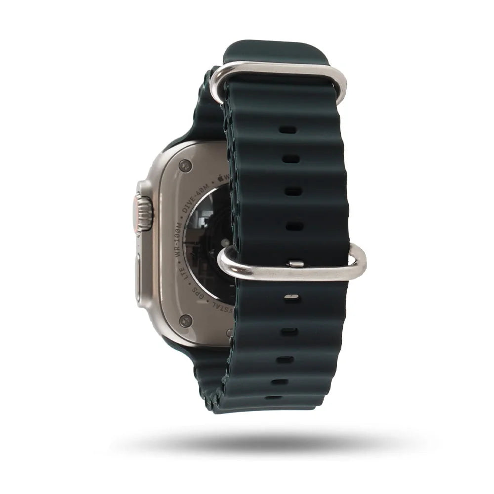 Bracelete Ocean para Apple Watch de 45 a 49mm- Preto