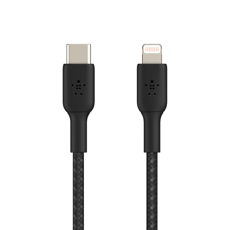 Belkin Cabo BOOST CHARGE Lightning USB-C Braided 1m Black