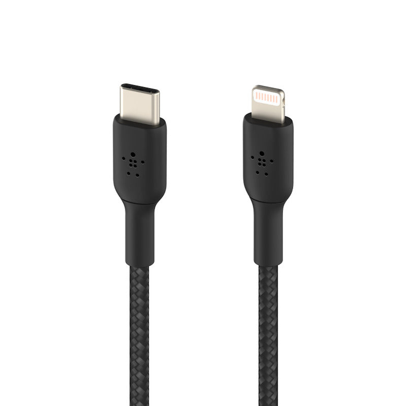 Belkin Cabo BOOST CHARGE Lightning USB-C Braided 1m Black