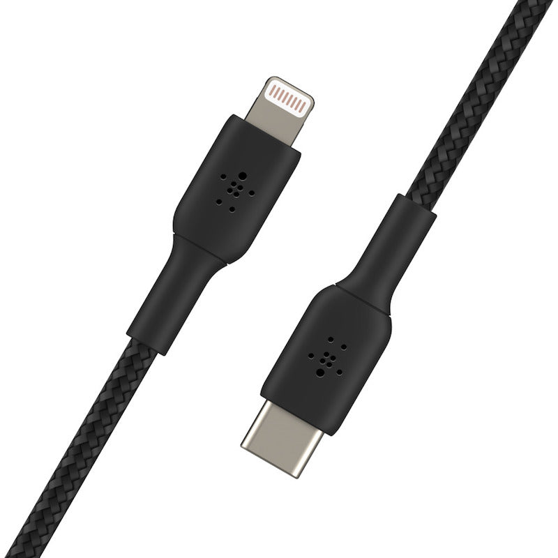 Belkin Cabo BOOST CHARGE Lightning USB-C Braided 1m Black