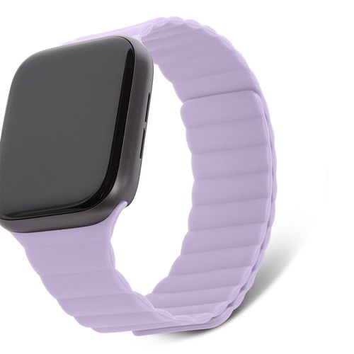 Bracelete magnética em silicone para Apple Watch 38 a 41 mm - Lavanda