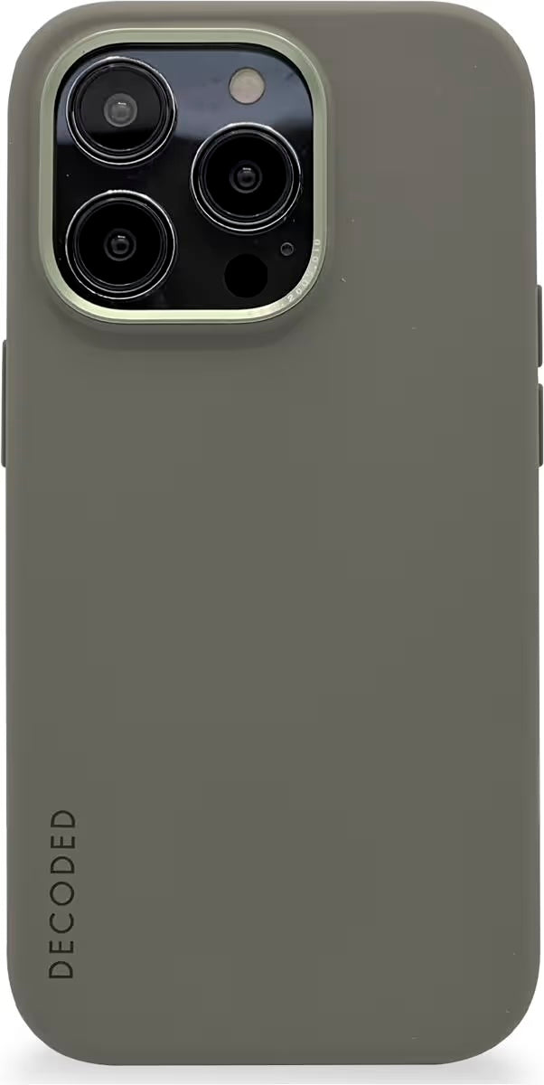 DECODED iPhone 14 Pro Max AntiMicrobial Silicone Cover Olive