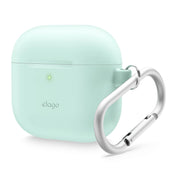 Capa para AirPods 4 silicone com mosquetão - Menta