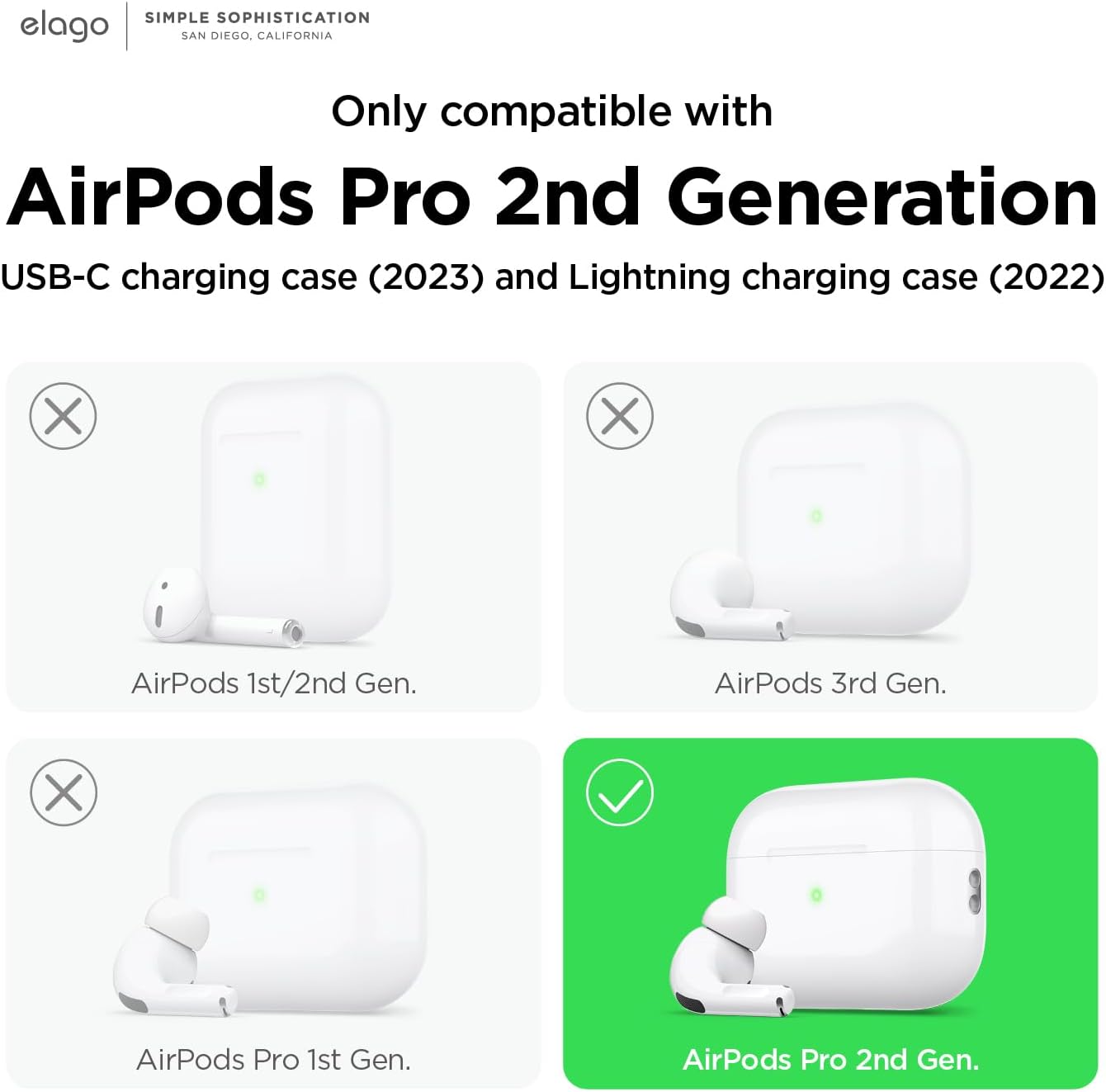 Capa para AirPods Pro 2 Liquid Hibrid com mosquetão - Pedra