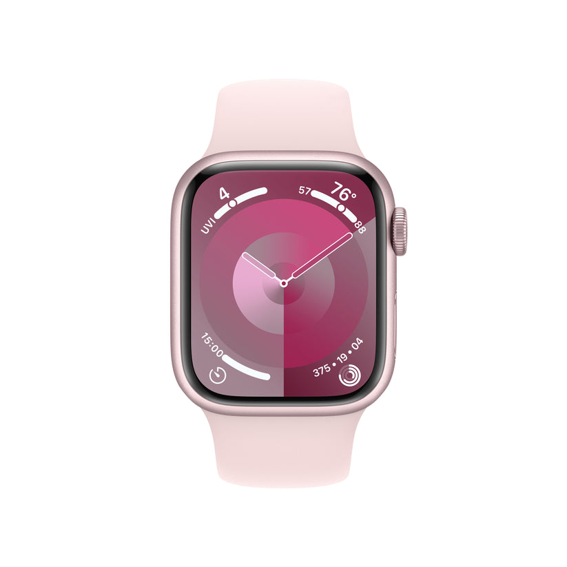 Apple_Watch_Series_9_GPS_41mm_Pink_Aluminum_Light_Pink_Sport_Band_PDP_Image_Position-2__WWEN