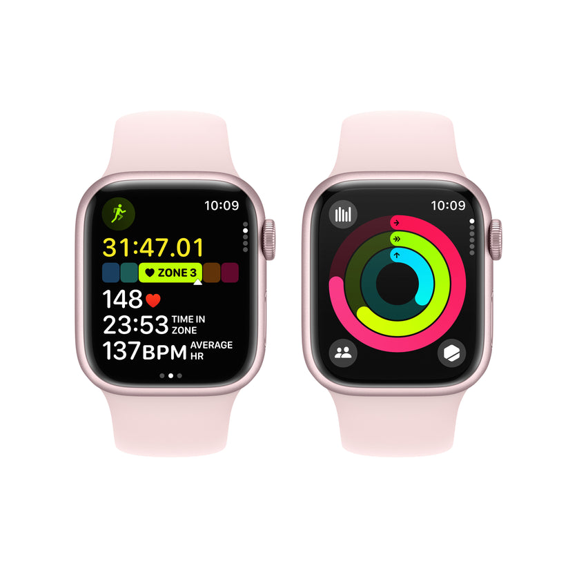 Apple_Watch_Series_9_GPS_41mm_Pink_Aluminum_Light_Pink_Sport_Band_PDP_Image_Position-8__WWEN